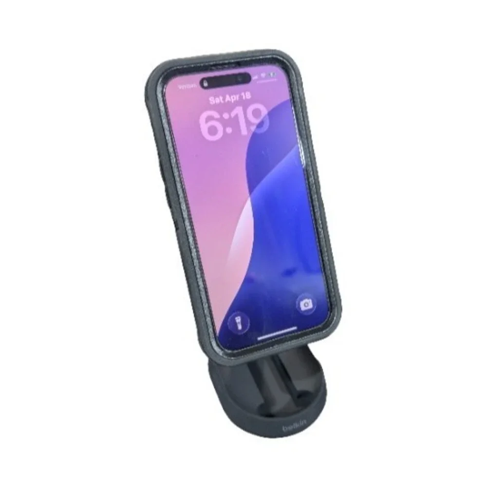 Pp2U Belkin BoostCharge Pro QI2 15W‎ Magnetic Wireless Charging Stand Black USED